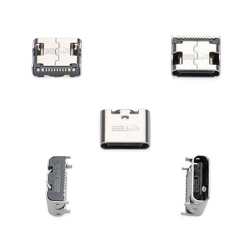 TYPE-C 16PIN 母座板上型L=6.5　5A(一体式）---（UC.01.51-11-0009）